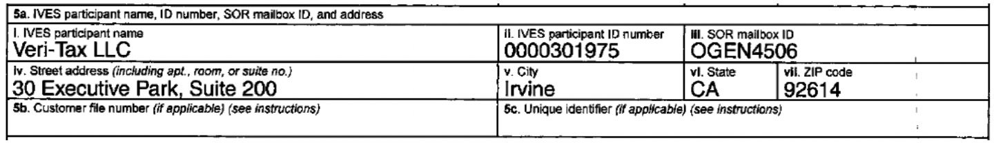 CORR-Non-Del 24-105 Veri-Tax LLC